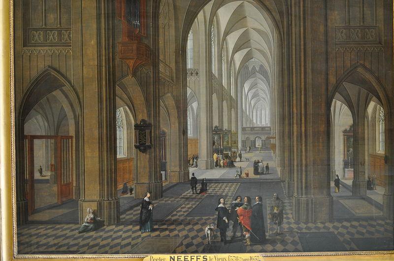 Pieter Neefs View of the interior of a church Spain oil painting art